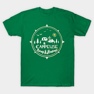 campeuse rieuse heureuse T-Shirt